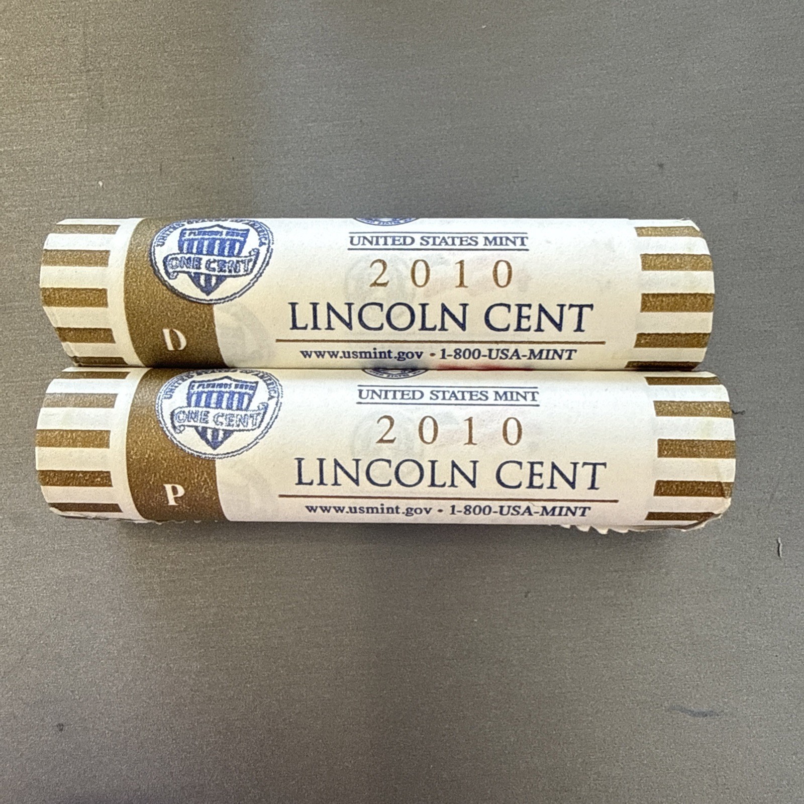 2010 P & D Lincoln PRESIDENCY MINT WRAPPED Penny Rolls