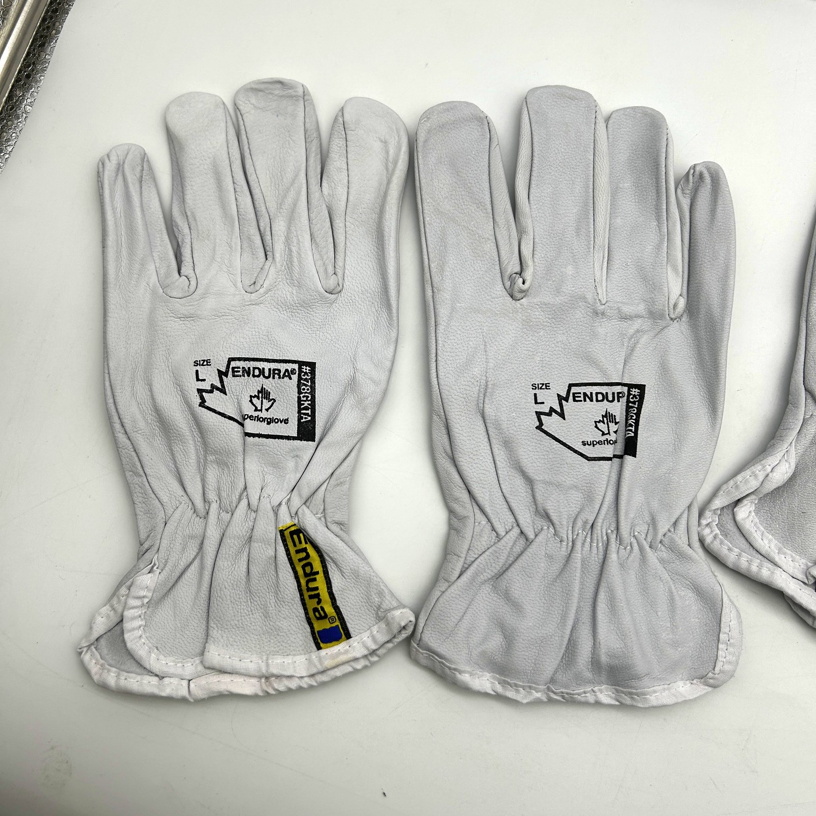 Superior Endura 378GKTA Leather Drivers Gloves Size Large Goatskin 6 Pairs