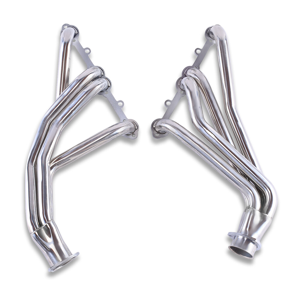 Polished stainless steel Headers For 66-87 SBC Chevy GMC Truck 265 327 350