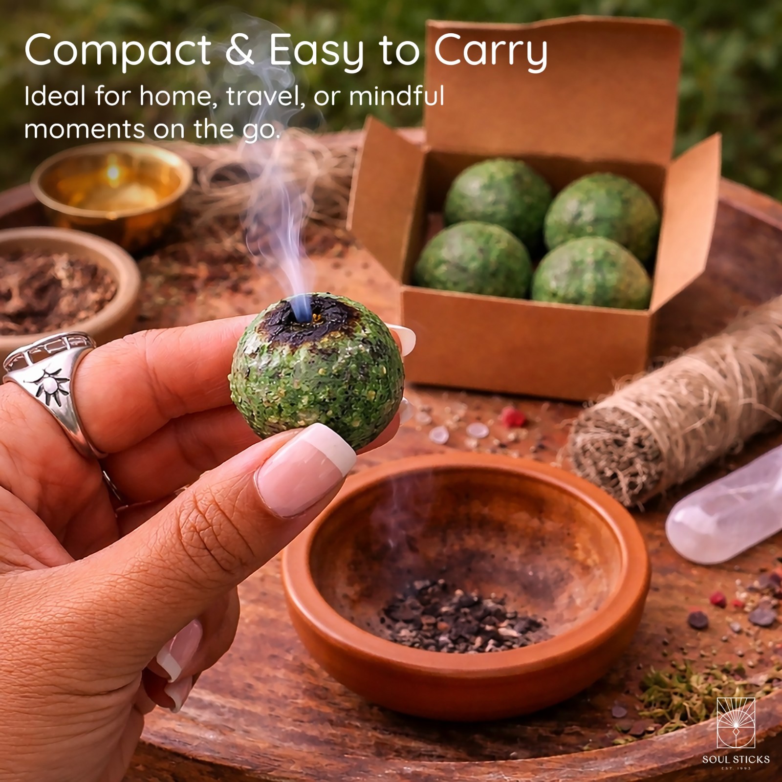 Sweetgrass Braids Smudge Bombs 5 Pack | Smudging | Cleansing