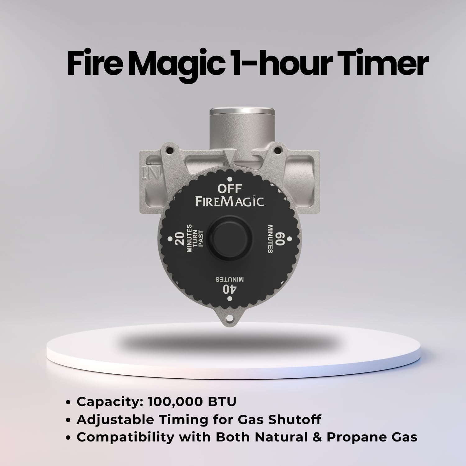 Fire Magic 1-Hour Automatic Timer Gas Safety Shut-off Valve, 3090D