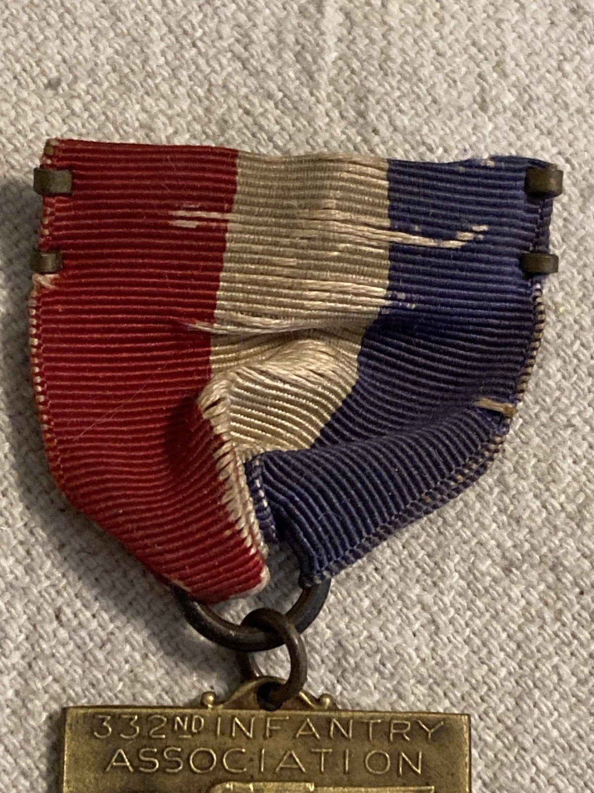 WWI US AEF ITALY 332ND INFANTRY 1926 Annual Reunion Medal Columbus Ohio Veteran