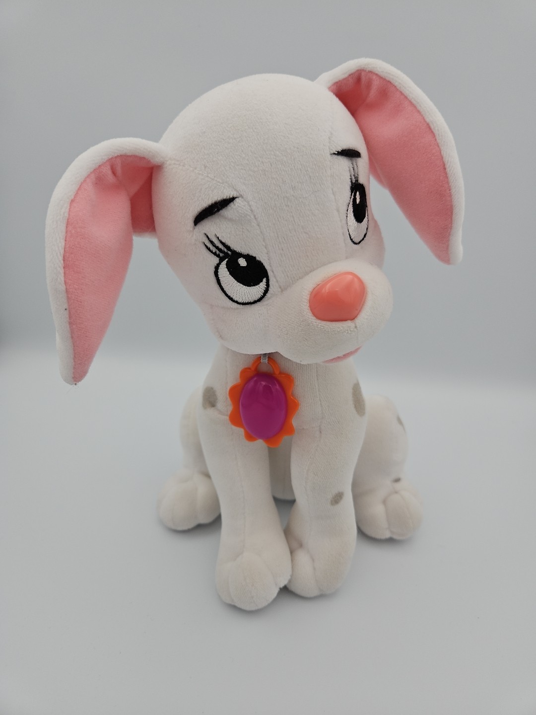 102 Dalmatians Vintage Disney Oddball Plush Puppy Dog Mattel- WORKS