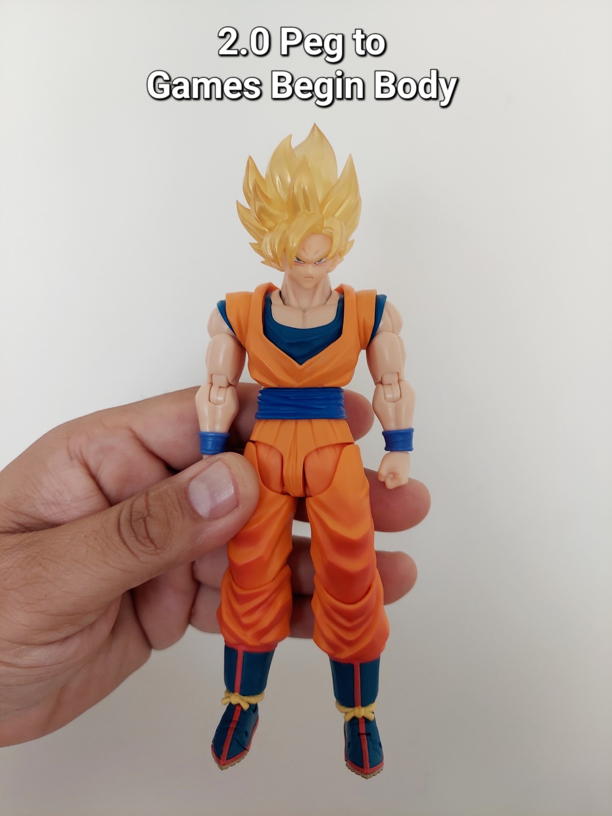 SHF The Games Begin Goku Conversion Neck Pegs - READ DESCRIPTION!
