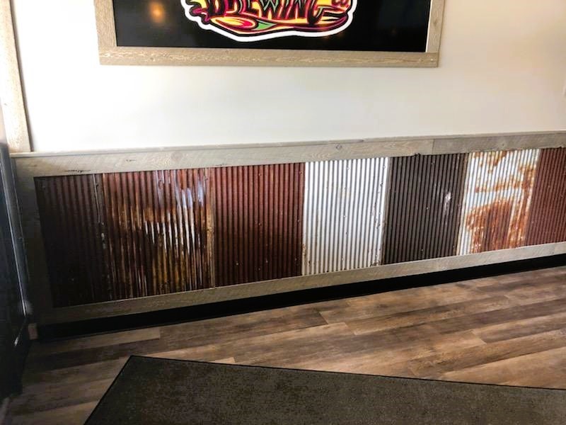 5 pcs 3' x 2' Rustic Reclaimed Corrugated Sheets Barn Roofing Metal Tin Basement