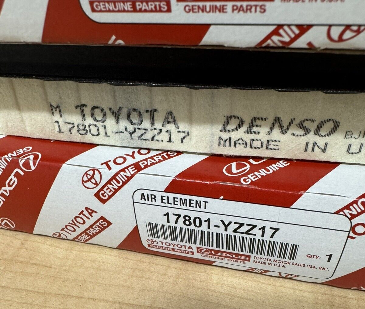 2022-2025 TOYOTA TUNDRA GENUINE OEM ENGINE AIR FILTERS (2) AND CABIN FILTER