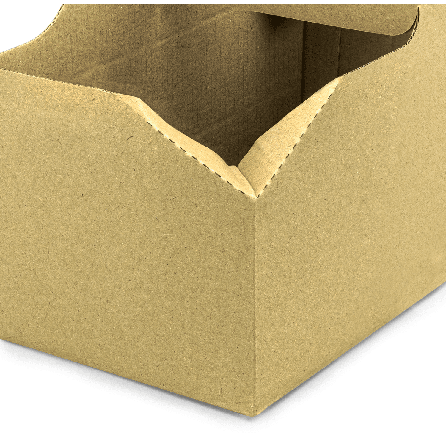 Karat 2 Cup Paperboard Carrier with Handle for 10-32 oz cup, Kraft - 250 pcs