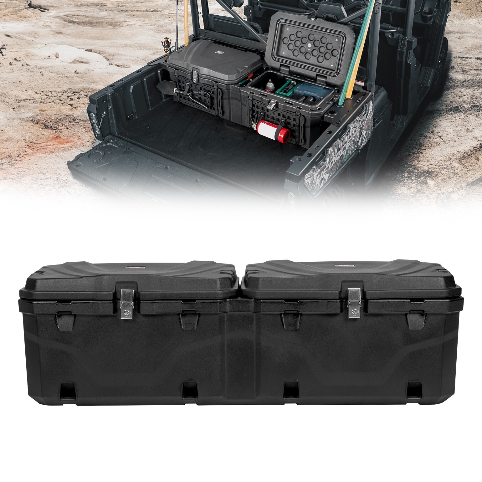 Cargo Storage Bed Box for CF-MOTO UForce U10 Pro 2025+ UForce 1000/XL 2019-2025