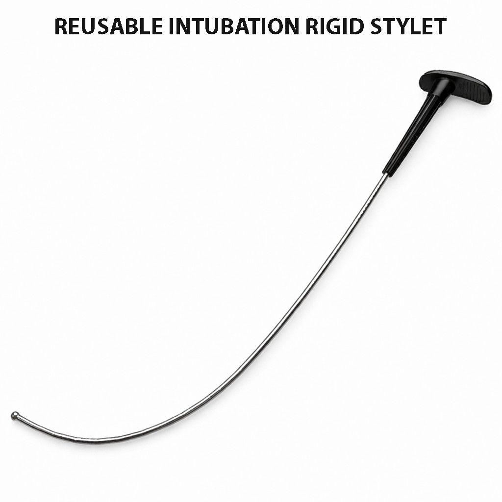 Reusable Intubation Stylet 12.5" Autoclavable 5 mm Ball Tip Airway Instruments