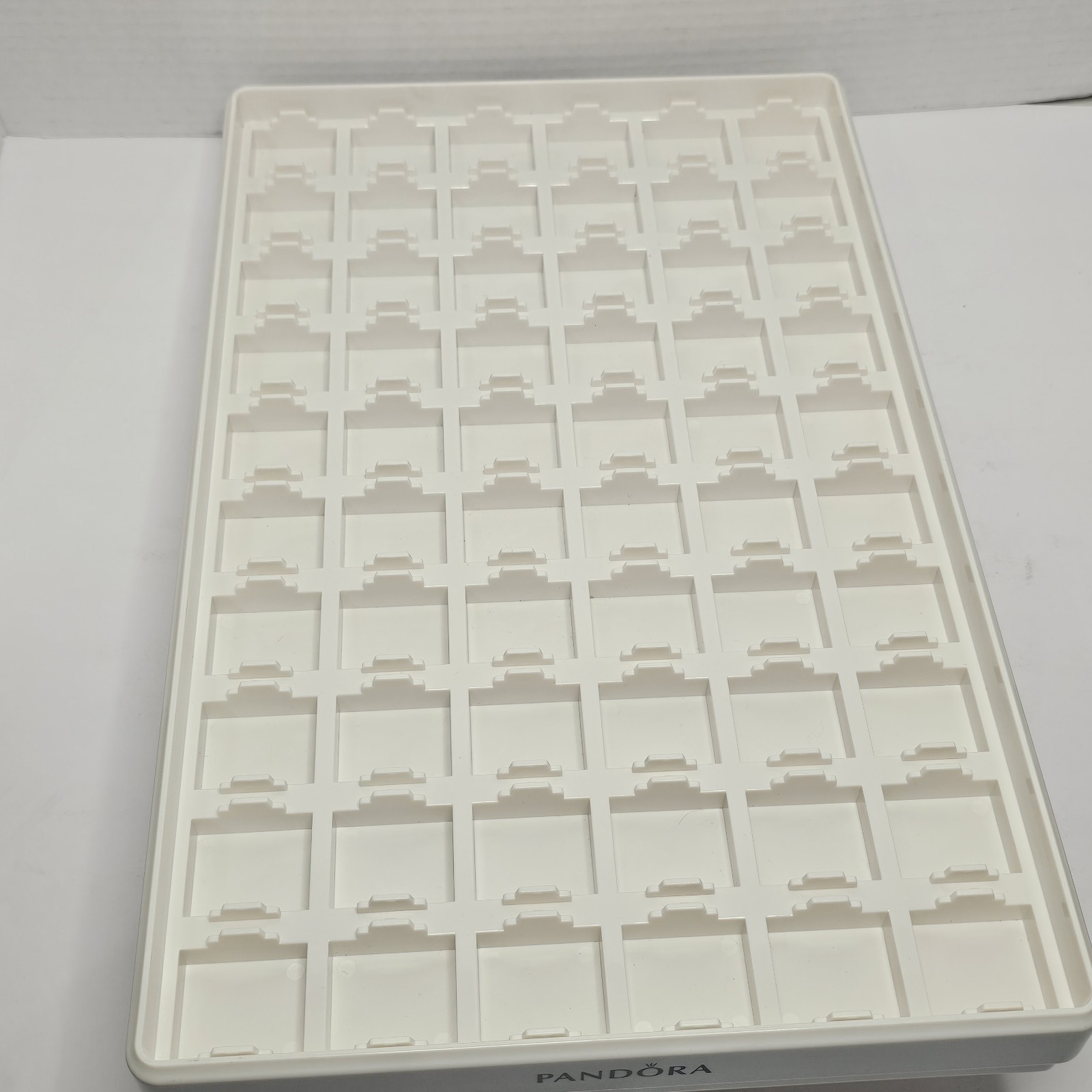 1x Pandora Jewelry Store Counter Display Tray Charms Ring Retail Sales 60 spaces