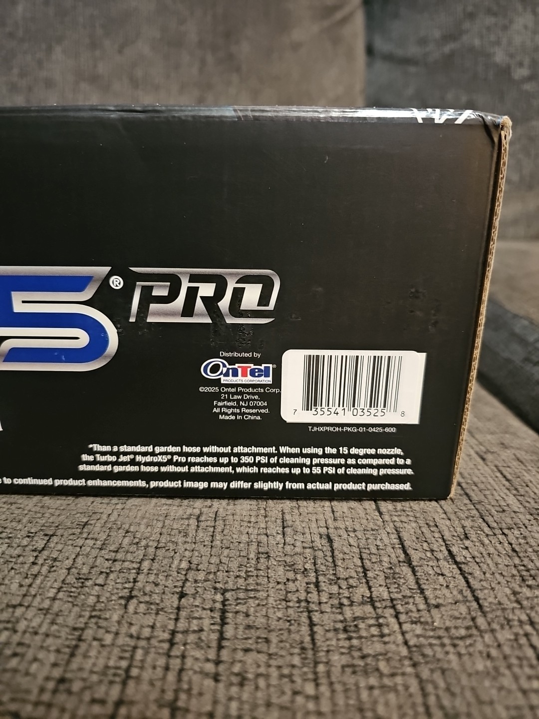 Turbo Jet Hydrox5 Pro Portable Cordless Pressure Washer With 21V 3000Mah Battery