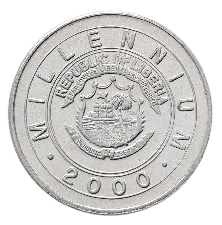 Liberia 1 Dollar, 2000, KM #615, Mint, Commemorative