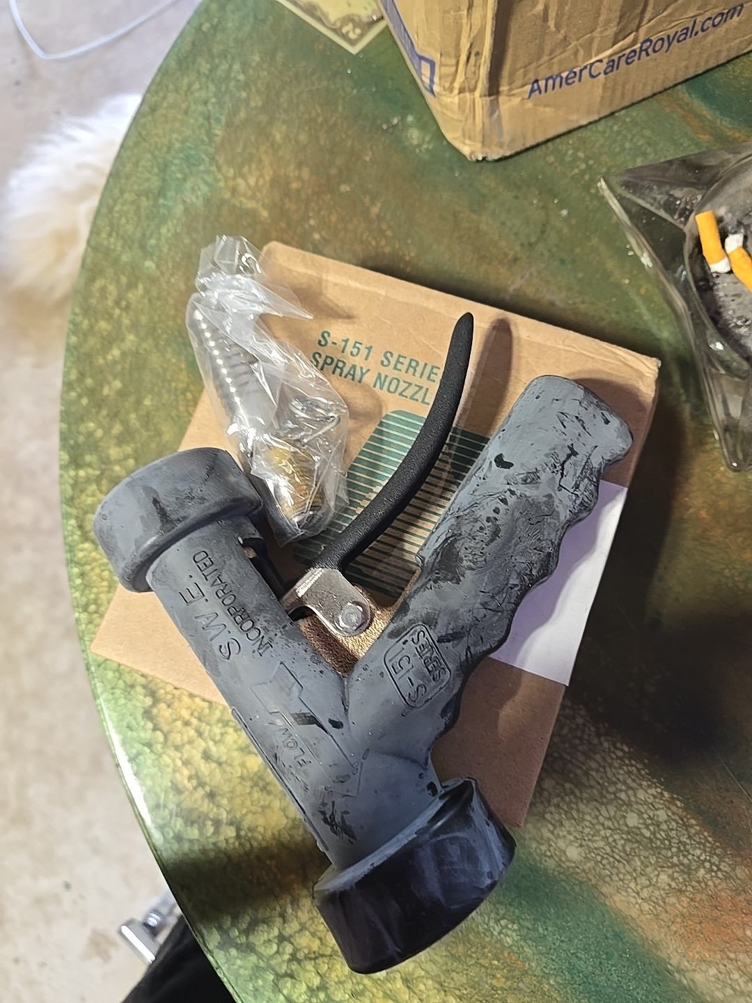 S.W.E S-151 Series Washdown high temperature hose Spray Nozzle & hose Barb.3/4"