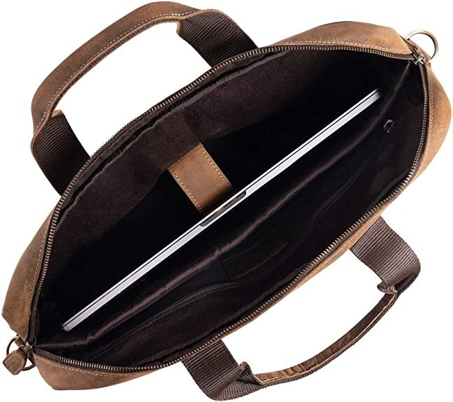 Leather briefcases Laptop Messenger Bags for Men and Women Best Office Bag