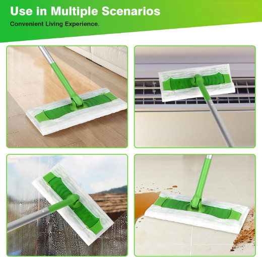 Dry Sweeping Cloths, 100 Count Mop Refill Compatible with Swiffer Sweeper - Disp