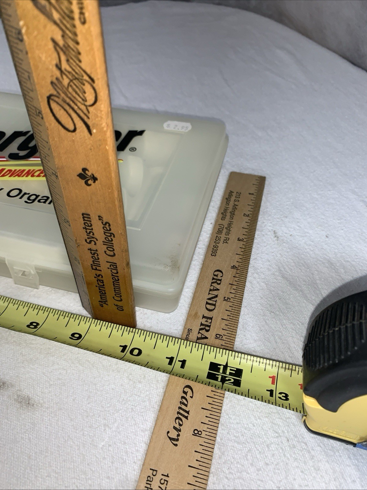 Energizer Battery Organizer Storage Case With Insert Tray 11 x 6 x 1.5 LOT OF 2