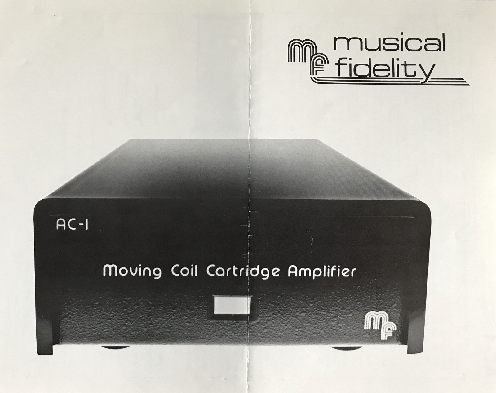 VINTAGE Early 1980's Musical Fidelity AC-1 Moving Coil Cartridge Head Amplifier