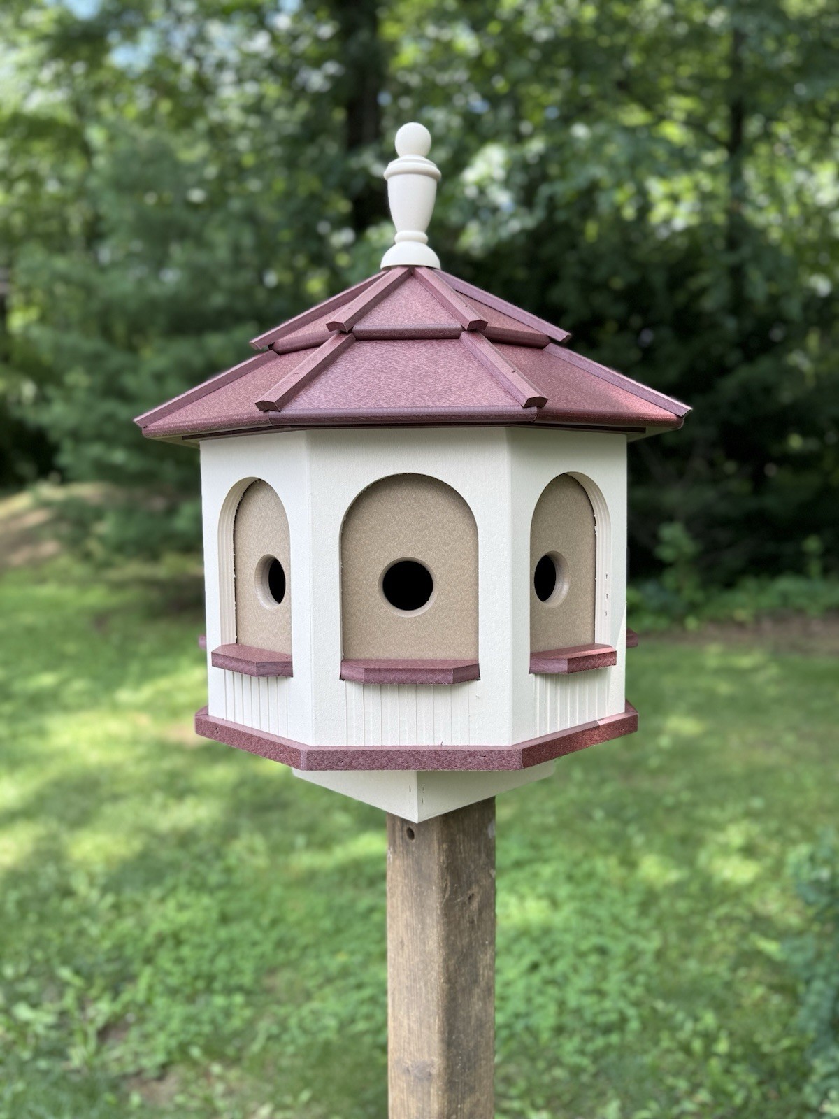 Large Birdhouse | 8 rooms | Poly | Made in USA by the Amish