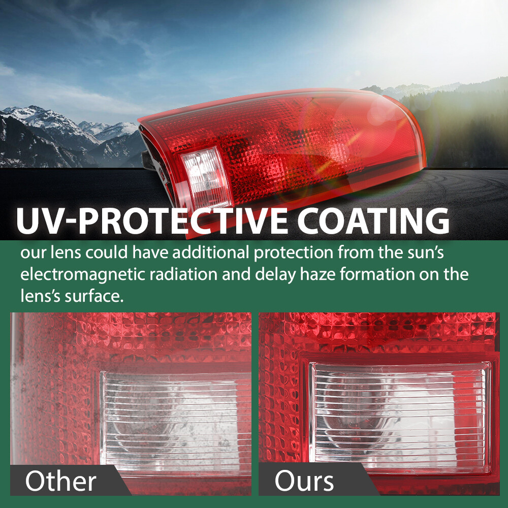 Fit For 88-99 Chevy Silverado GMC Sierra C/K Tail Lights Brake Lamps w/ Bulbs