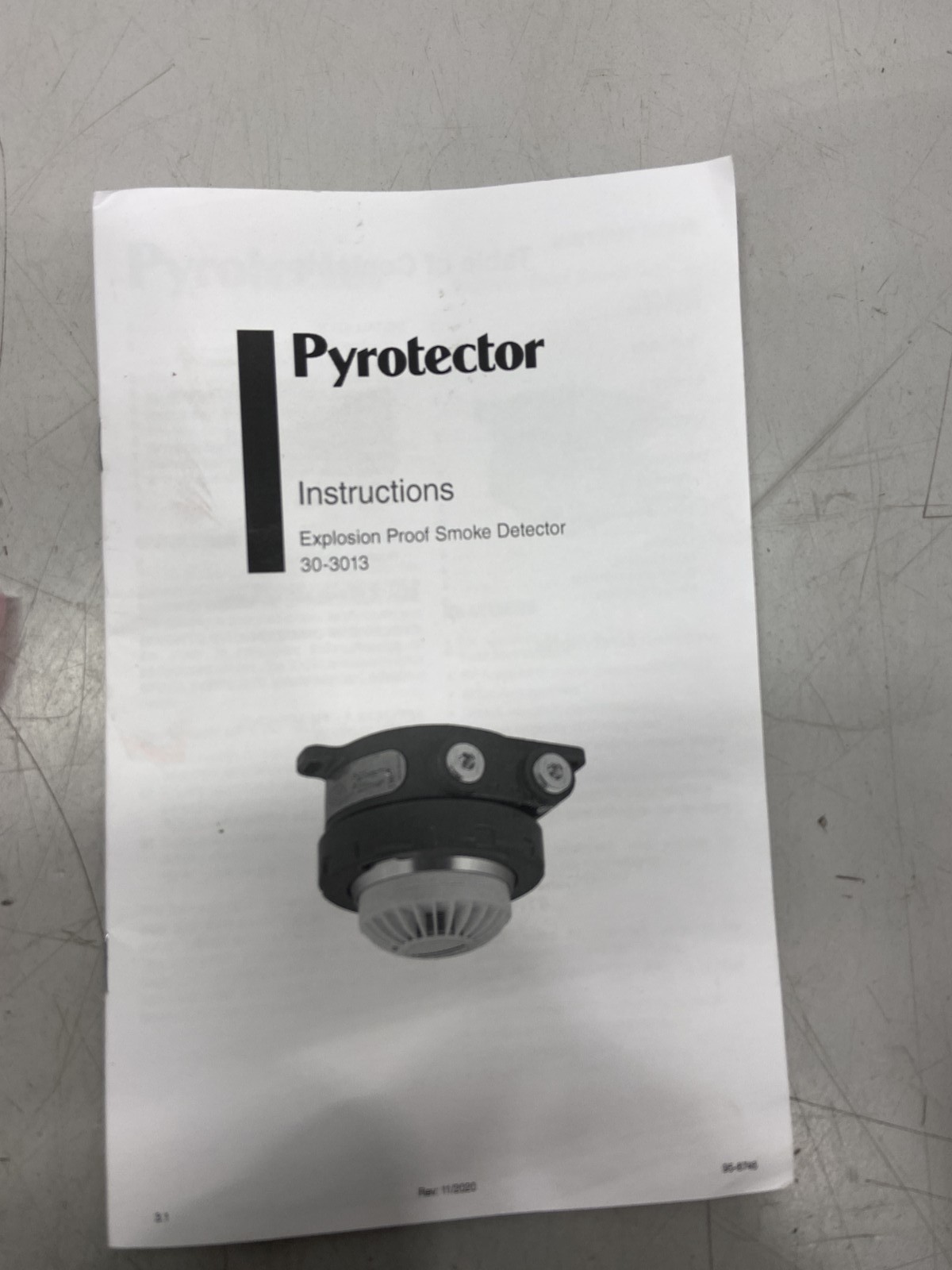 DET-Tronics Explosion Proof Smoke 30-3013