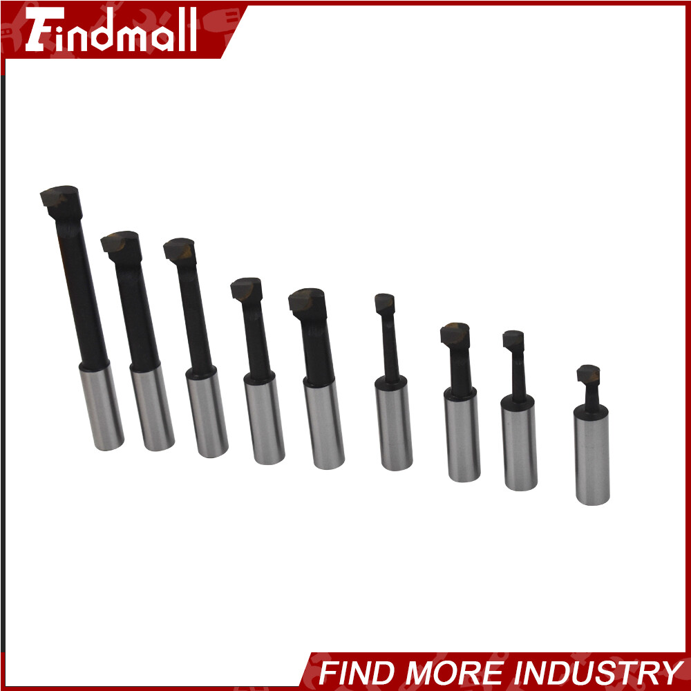 9 PCS 1/2" BORING BAR SET CARBIDE TIPPED BARS 1/2" SHANK LATHE TOOL