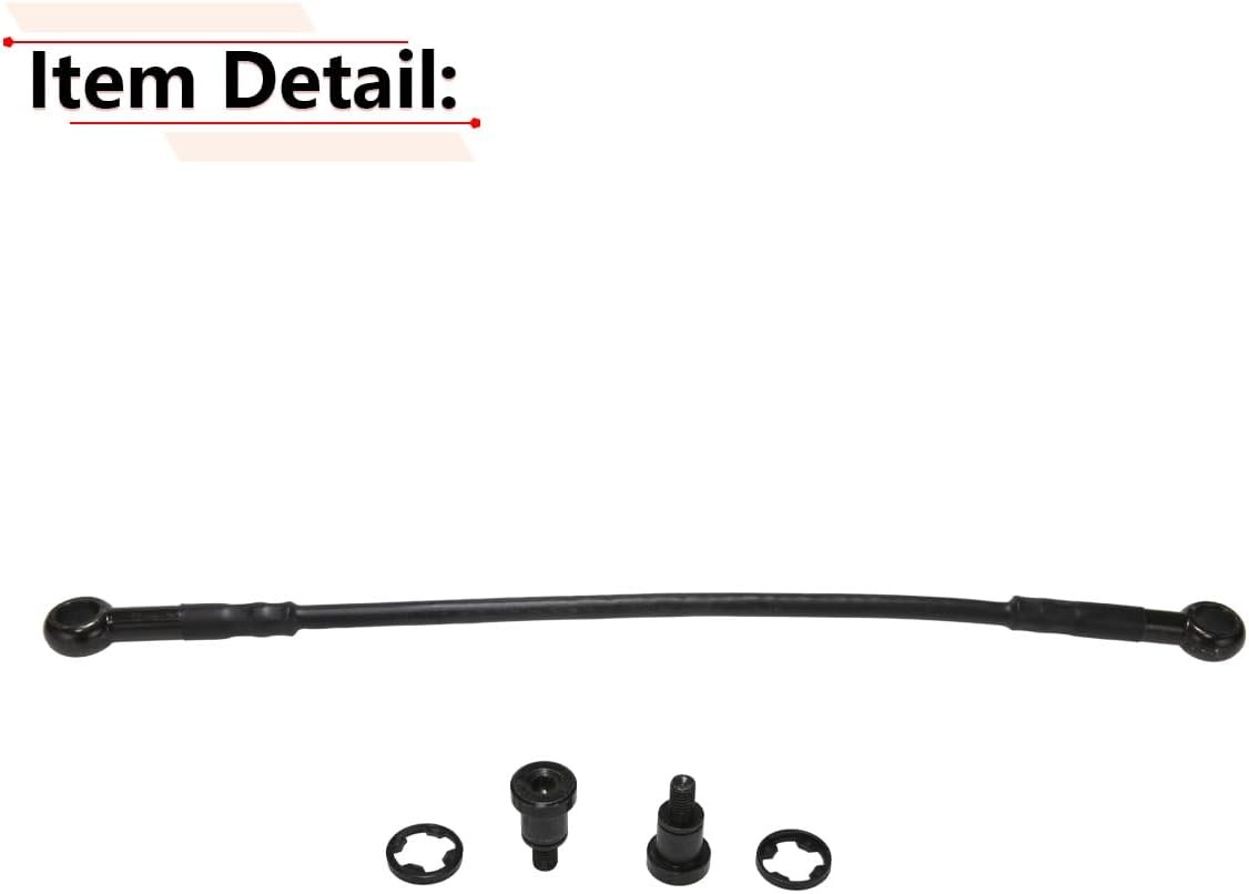 Tailgate Cable Compatible with Honda Ridgeline 2006 to 2023 Year, Lift Gate Supp