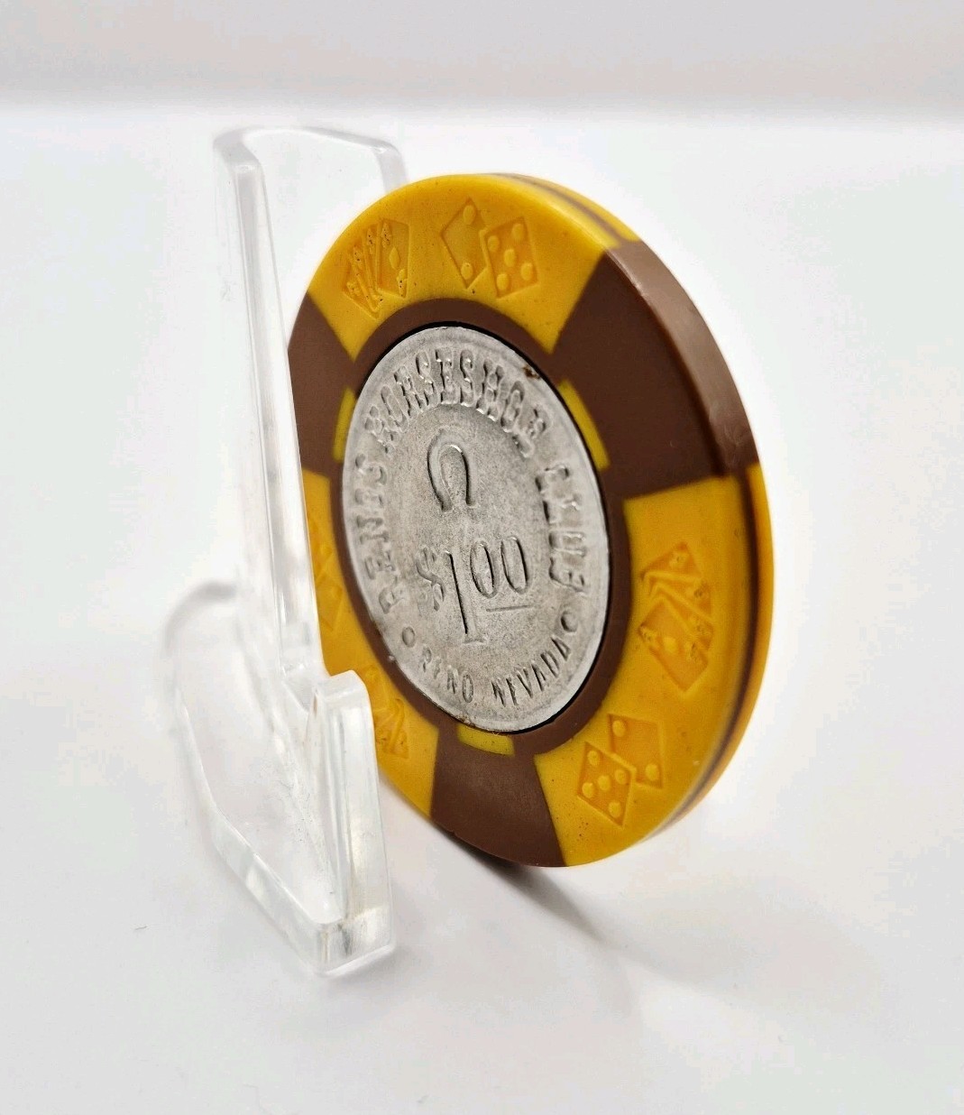 Horseshoe Club Casino Reno Nevada 1970's $1 Casino Chip N5193