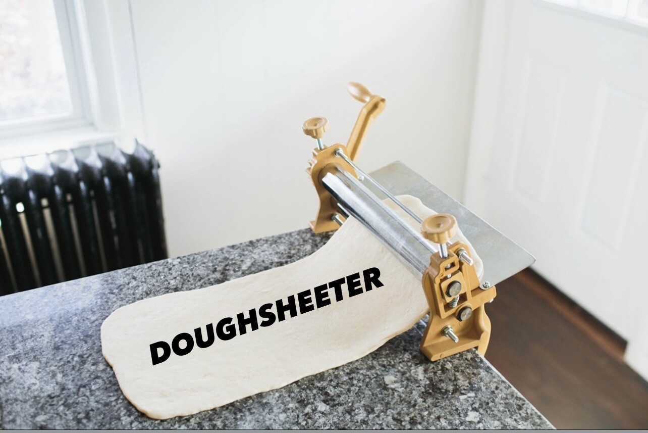 Dough Sheeter Roller 12" Panadería, Pan, Pizza, Pasta, Pastelería, Fondant y más