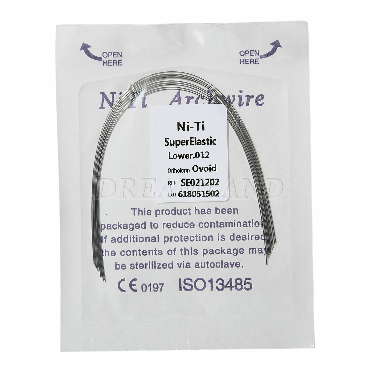 Arcos de Dental Ortodoncia Redondos Niti Arco de Alambre Su Arch Wire USA
