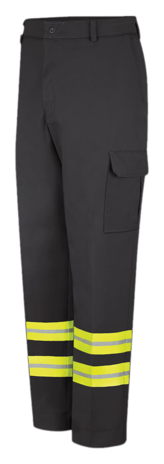 Red Kap Reflective Cargo Pocket Safety Hi Vis Work Pants Industrial Uniform