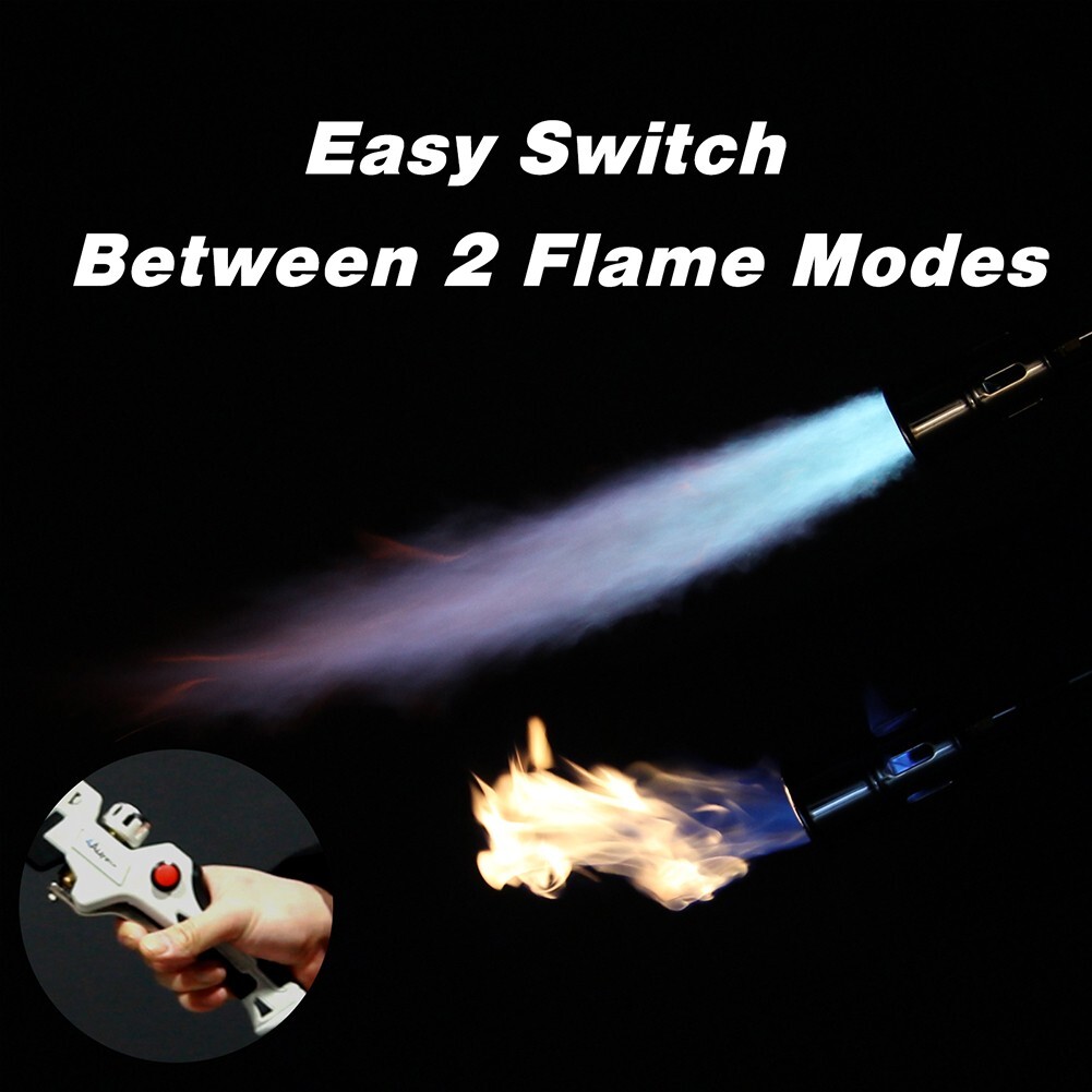 Propane Torch Weed Burner Kit with Battery Electric Pulse Ignition Flame Thrower