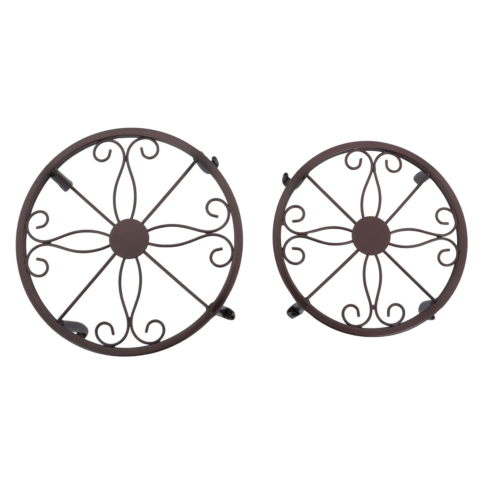 Metal Plant Stand Heavy Duty Flower Pot Stands For Outdoor Indoor Plants 5 Pack