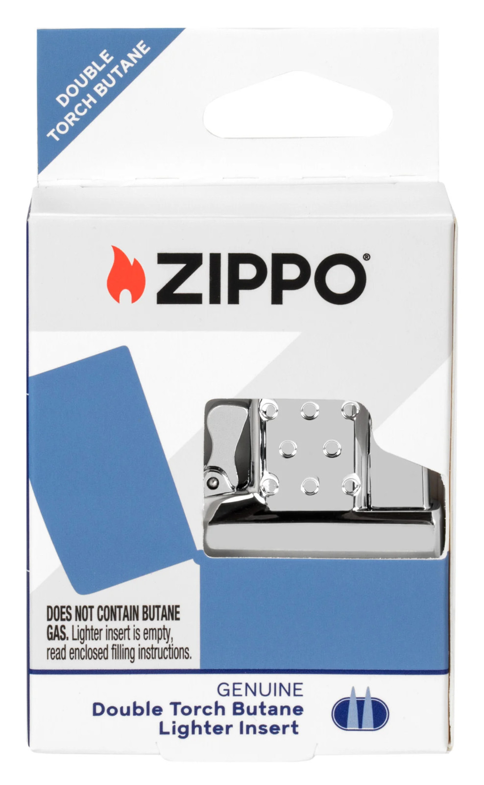 Zippo Butane Dual Torch Insert For Regular Size Zippo Lighters 65827 New In Box