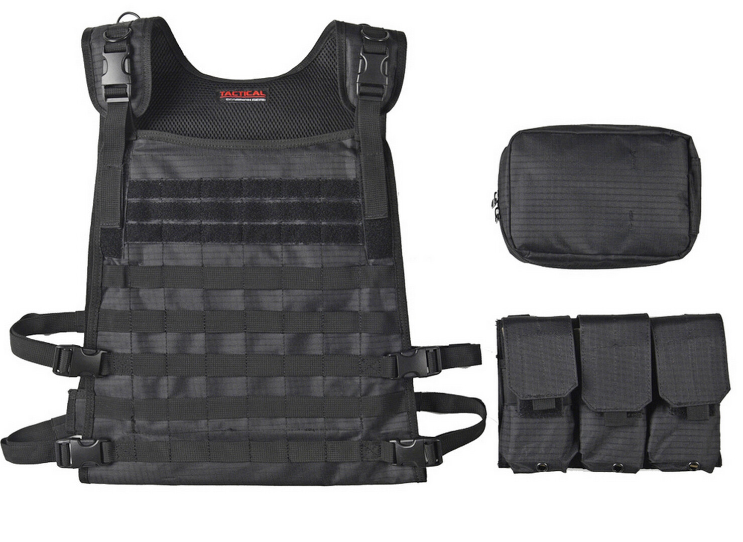 Tactical Scorpion Gear Level III+ / AR500 Body Armor Plates Wildcat Molle Vest