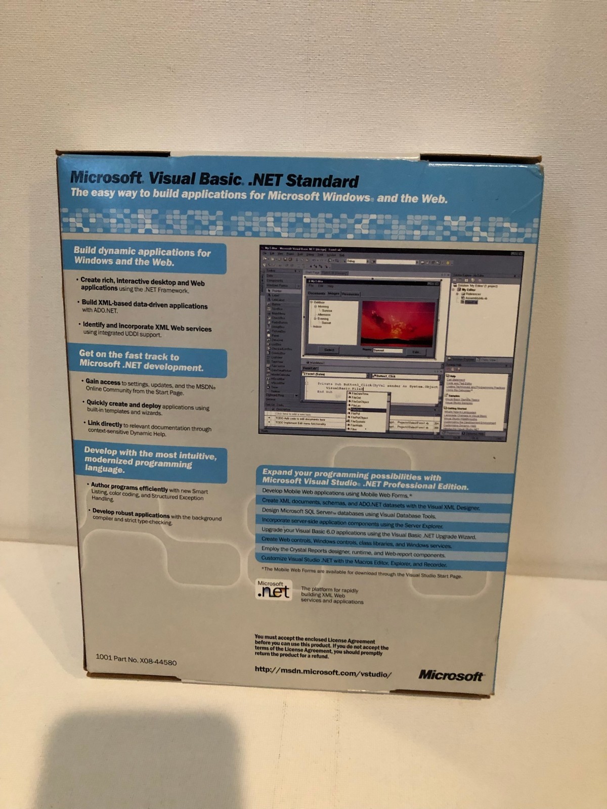 MICROSOFT Visual Basic .NET Standard 2002