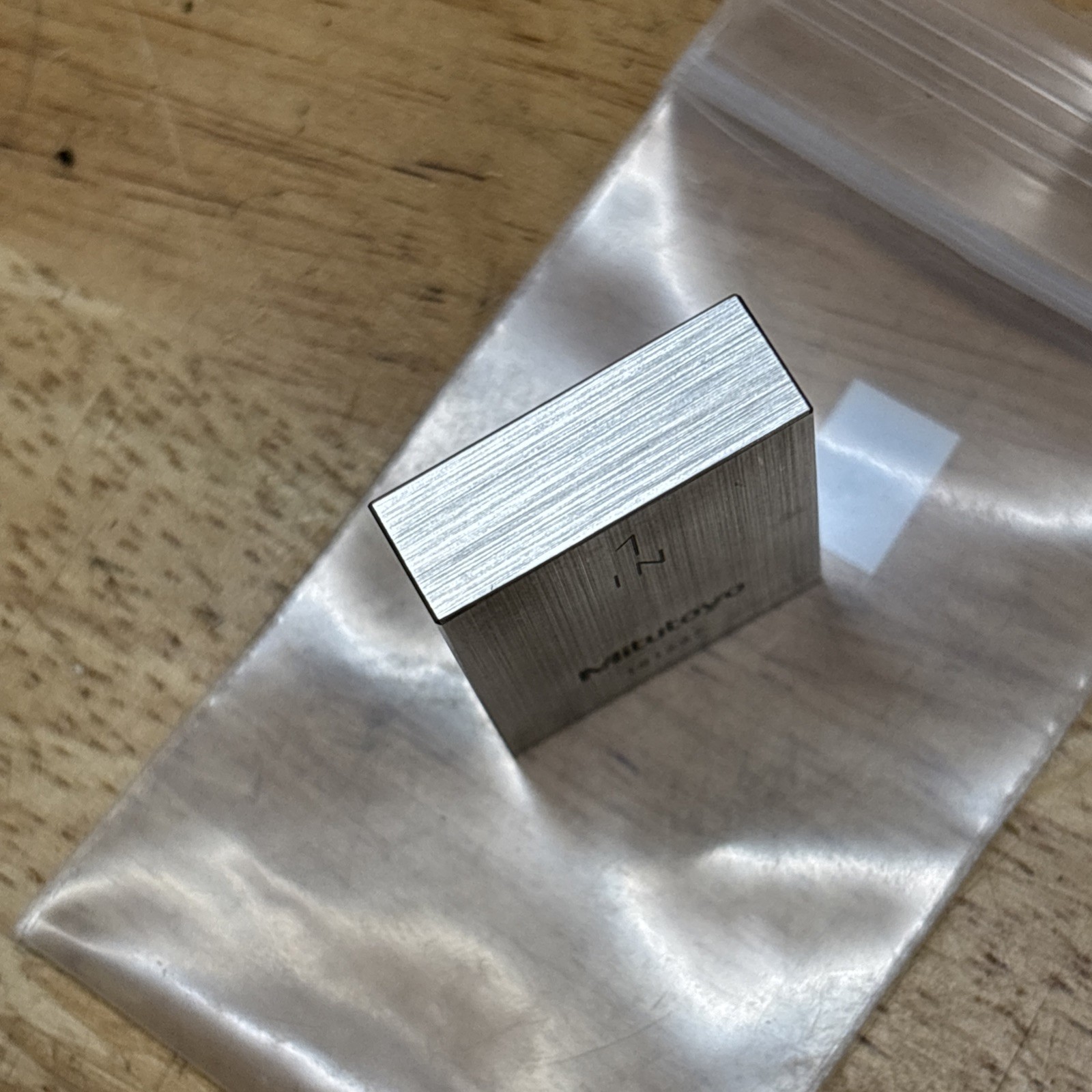 Mitutoyo 611201-541 Gage Block, Rect, Steel, 1.00 In, Asme As-1