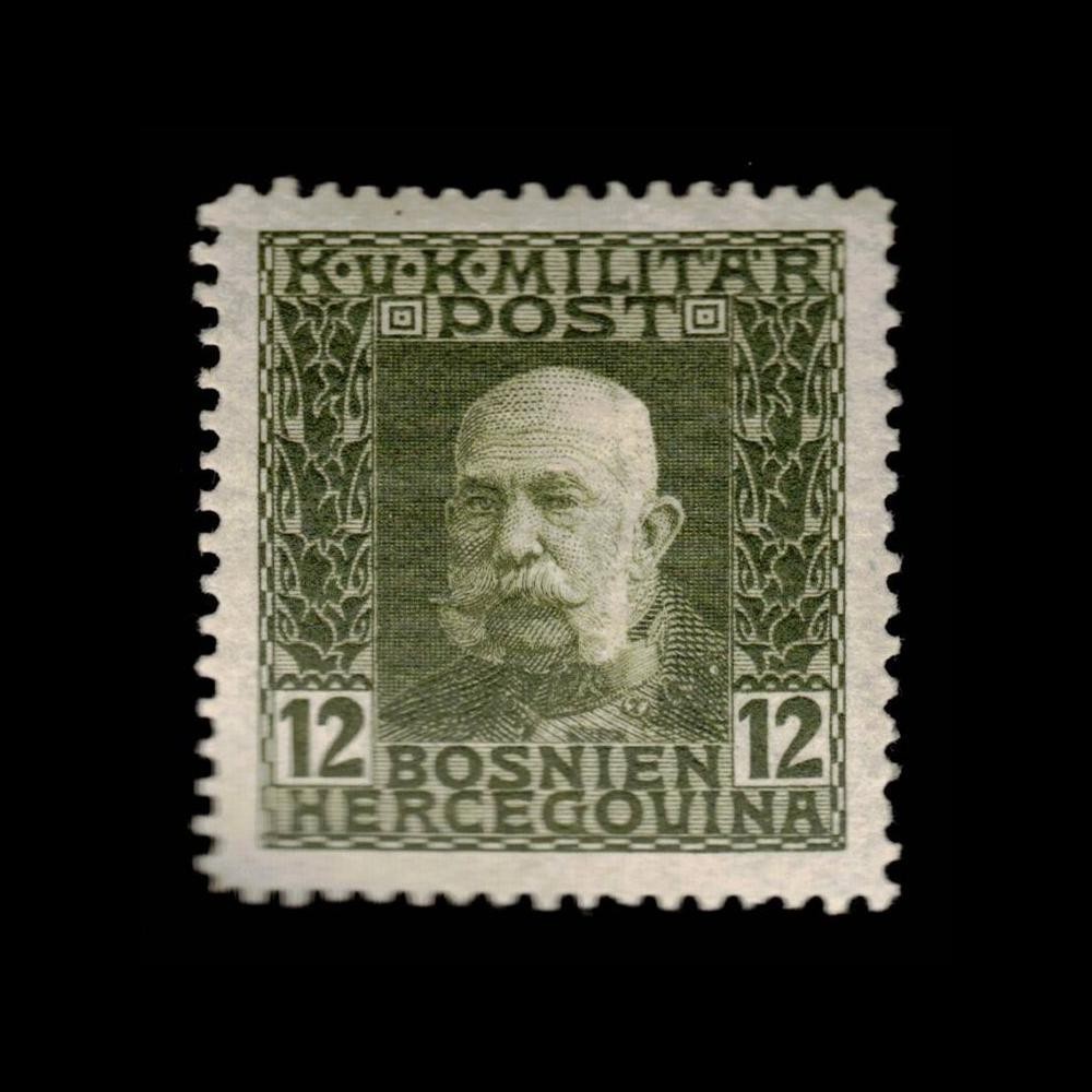 Bosnia & Herzegovina, Scott 71, Franz Josef, 1912, MH, 115345