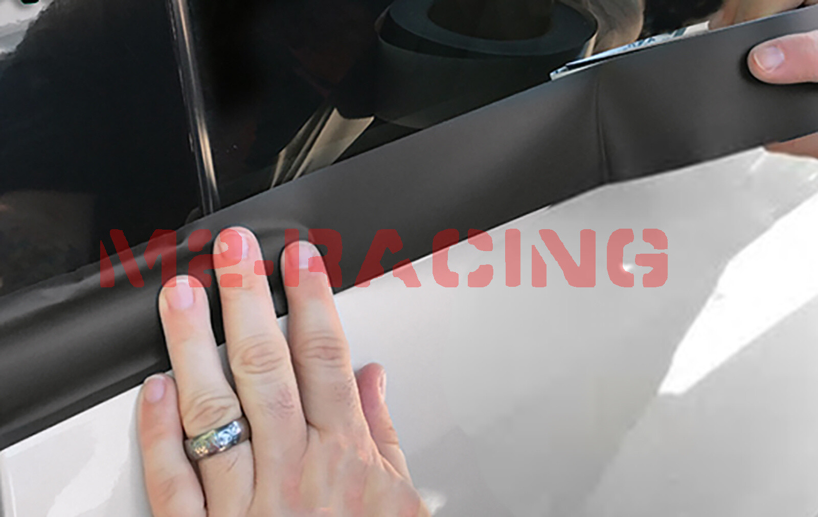 3M 2080 Black Vinyl Wrap Kit for Blackout Chrome Delete1 Window Trim Door Trim