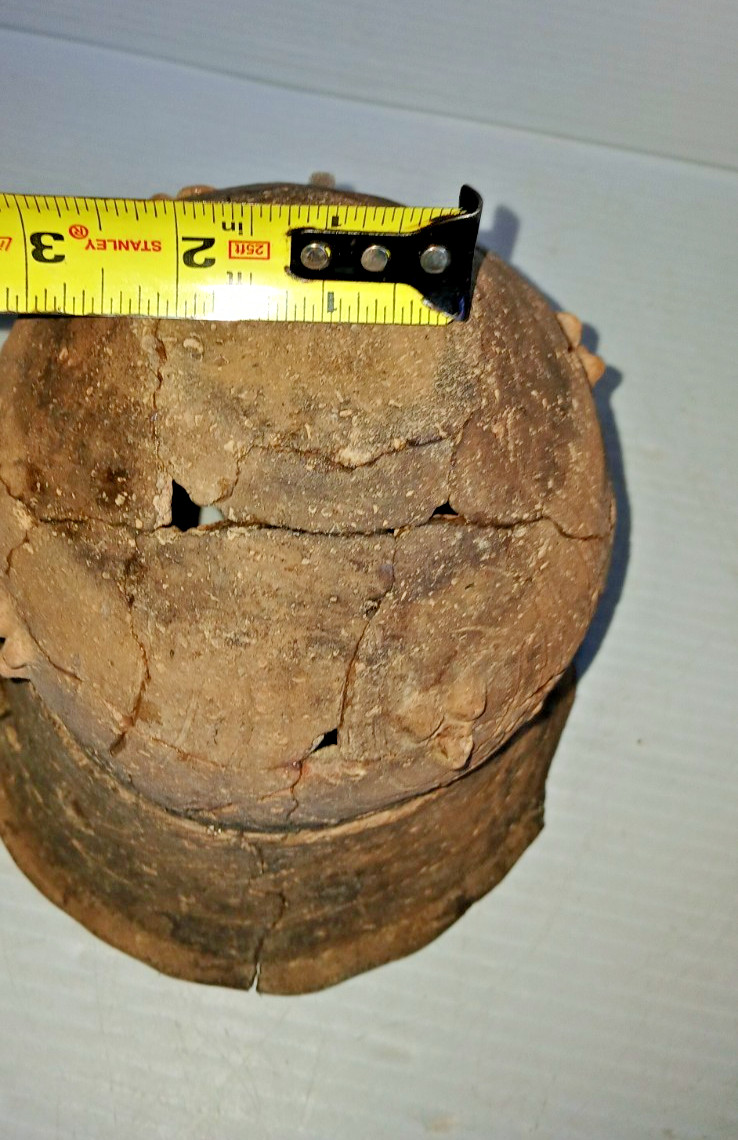 Pre-Columbian Native American Indian Mississippian Partial Pottery Jar Artifact