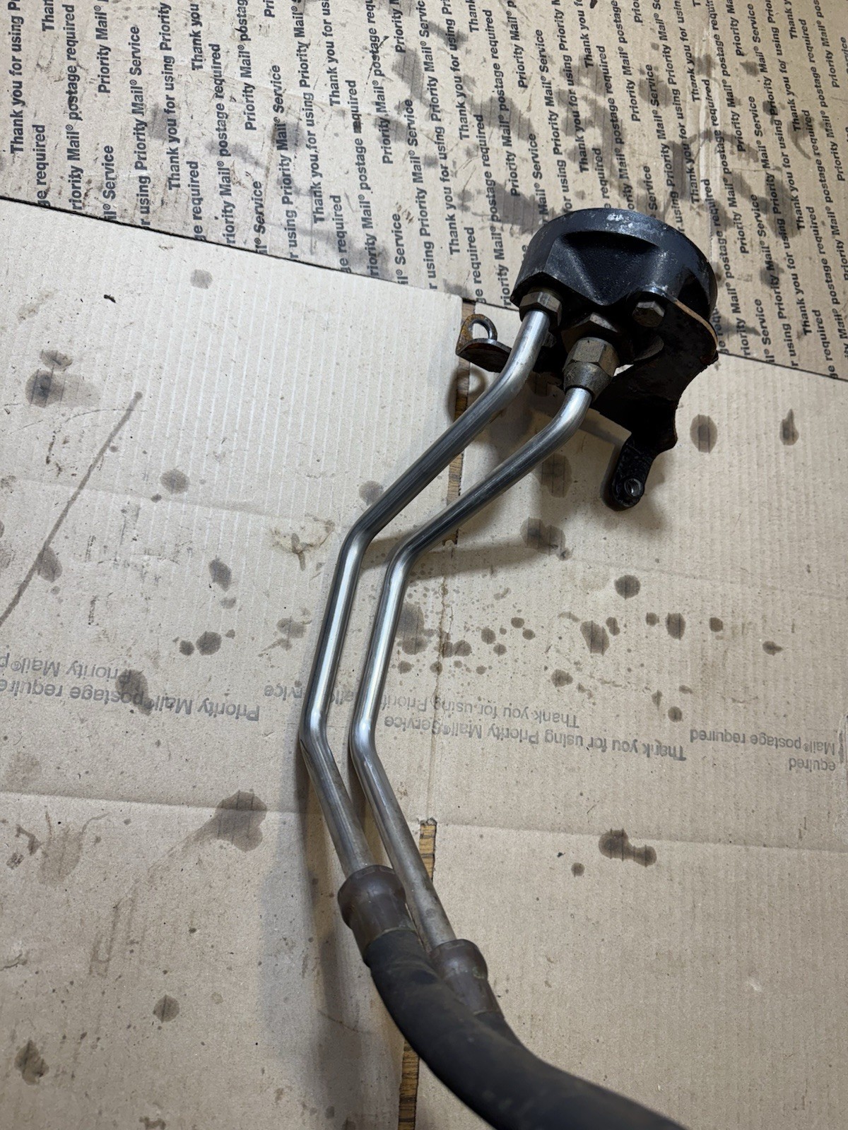 Mercruiser V6 4.3 engine oil filter remote system