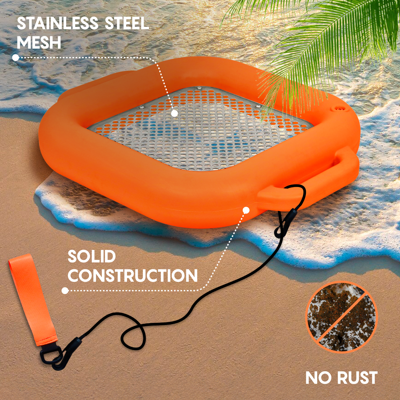 CKG Floating Shark Tooth Sifter for Fossil Hunting and Shark Teeth, Sand Sifter