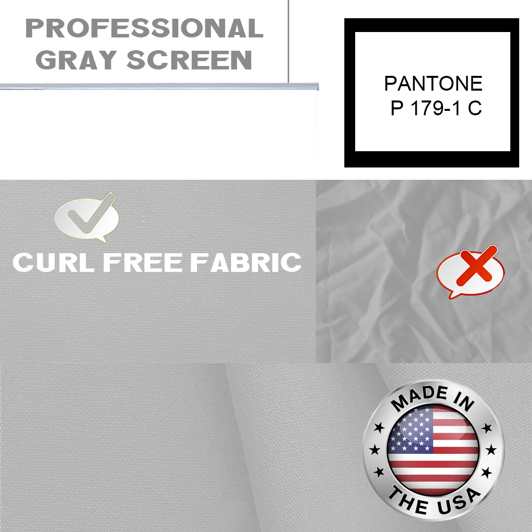 White Large Retractable Backdrop Stand for Video Photographi Streaming