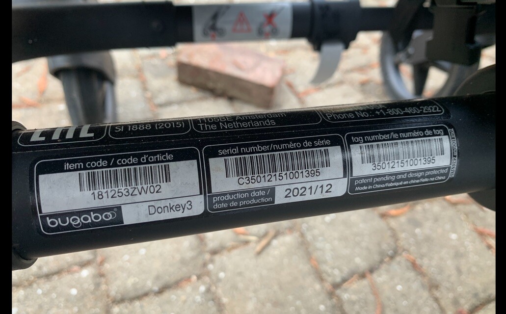 Bugaboo Donkey 3 Twin bassinet and seat stroller With Accessories Black