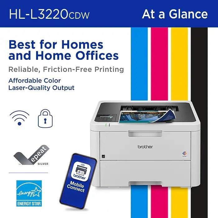 Brother HL-L3220CDW Wireless Color Laser Printer - New - Free SHIPPING!!!