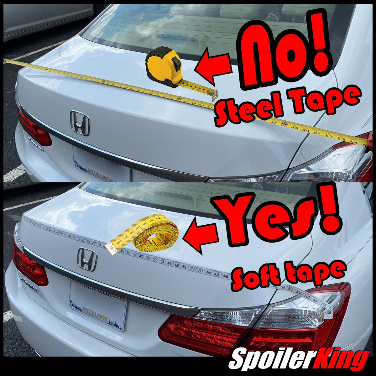 SpoilerKing #380P Universal 30"- 55" Custom Rear Polyurethane Trunk Spoiler Wing