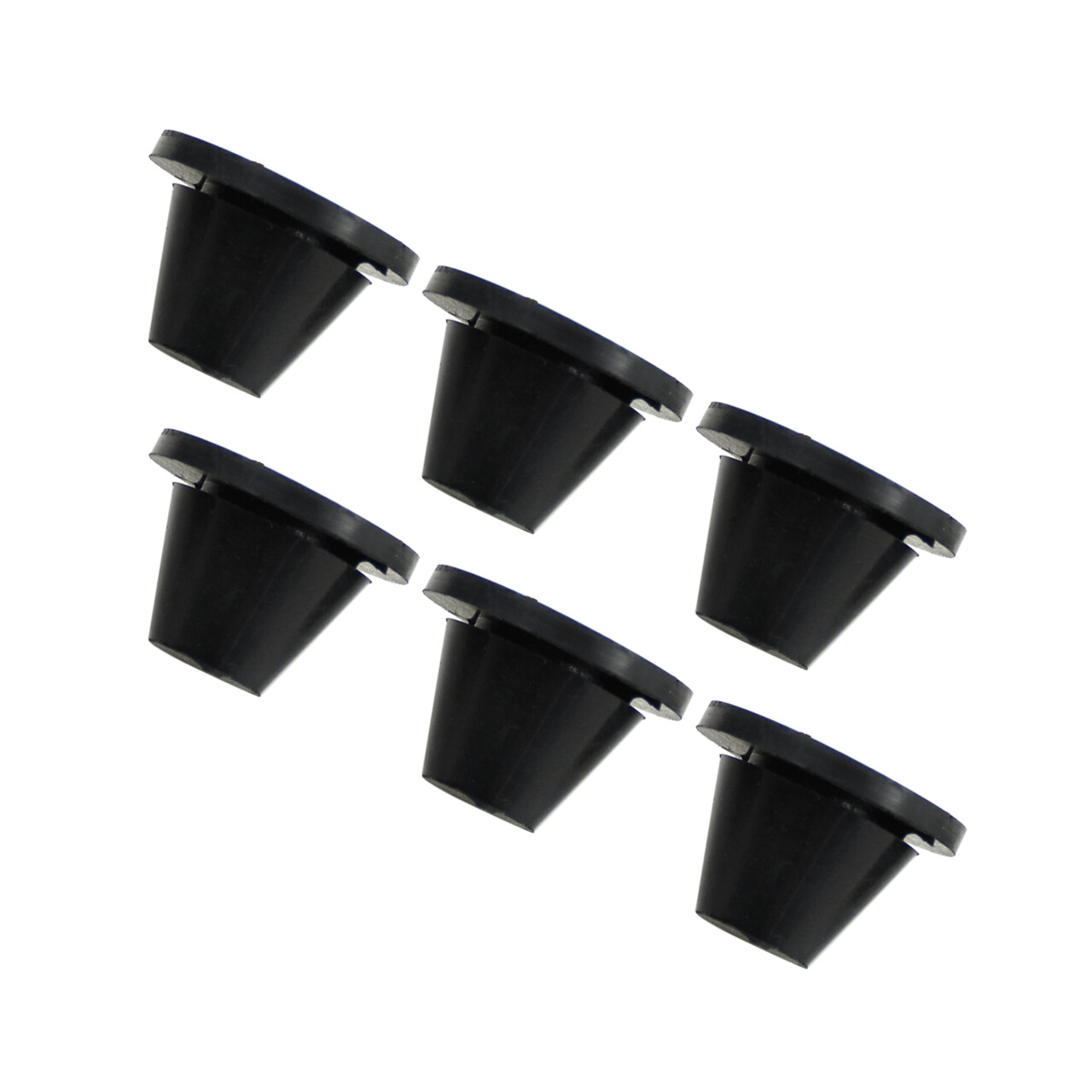 6x Rubber Side Cover Grommets Fits For Harley Touring Road King Glide 1996-2007