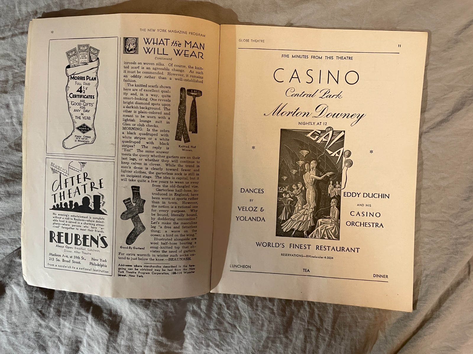 1931 Charles Dillingham Globe Theatre Playbill Handbill The Cat & the Fiddle