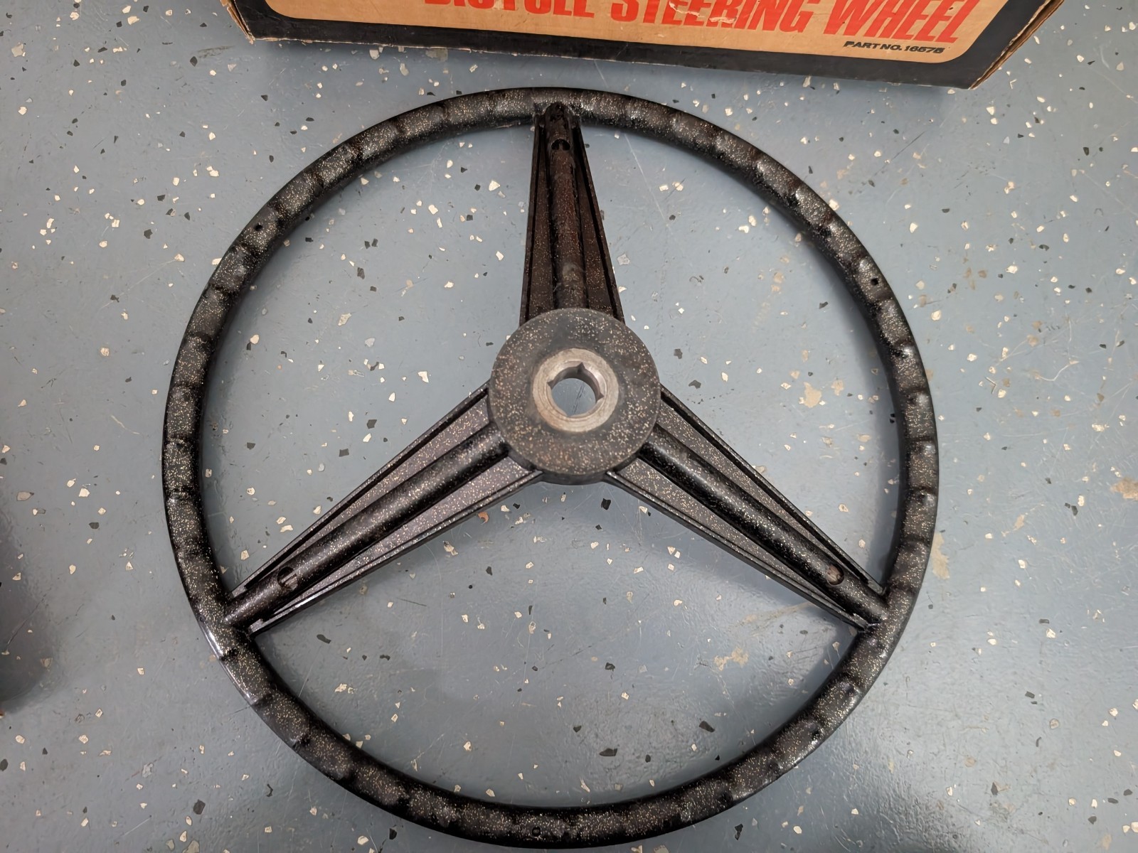 HUFFY STEERING WHEEL ORIGINAL VINTAGE MUSCLE BIKE ACCESSORY in BOX