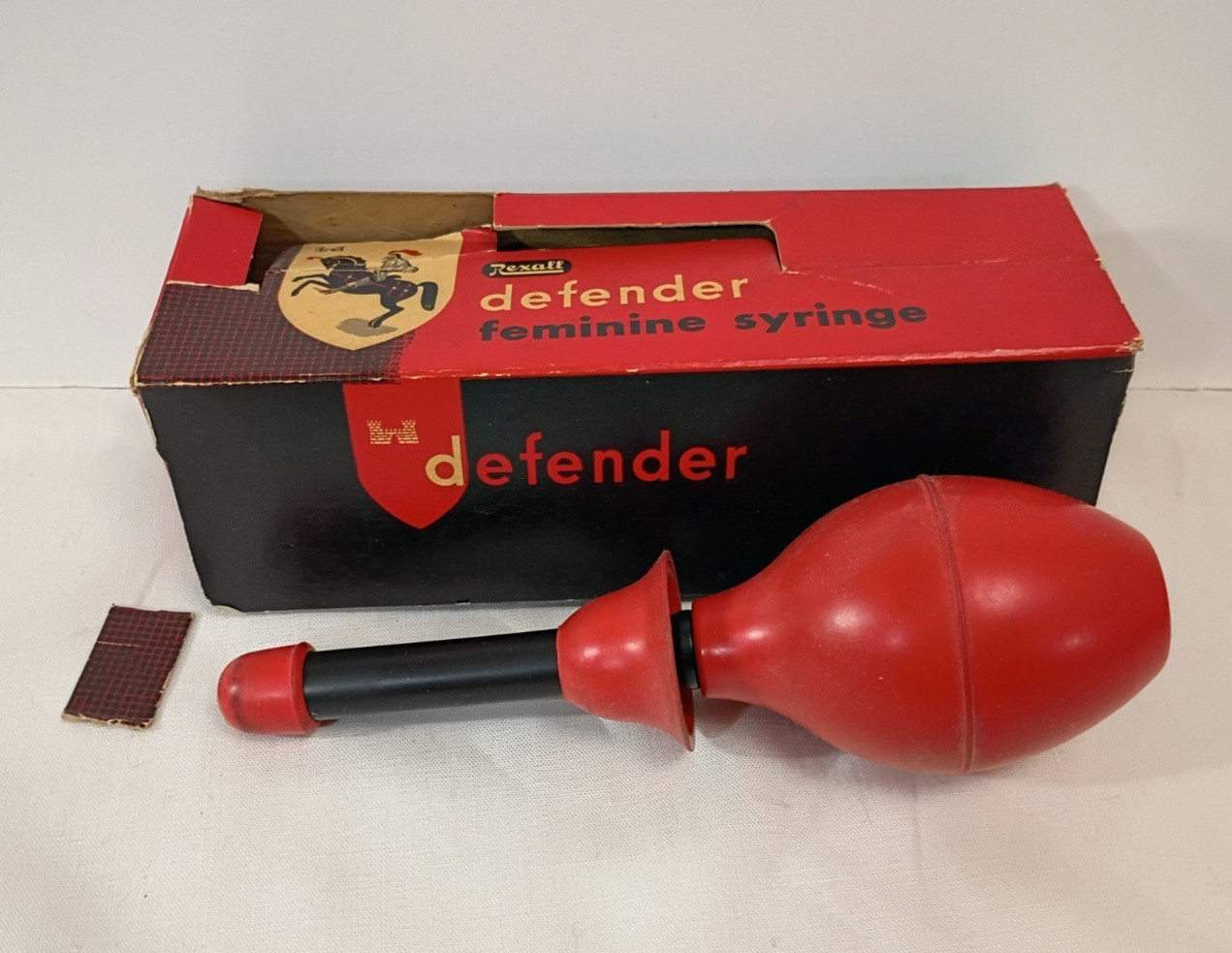 Vintage Rexall Defender Douche Bulb Syringe