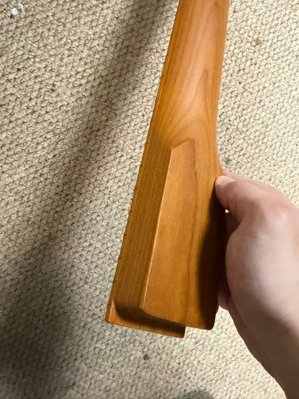 22 Frets Canadian Roasted Maple T-Style Electric Guitar Neck Bone Nut Satin 9.5"